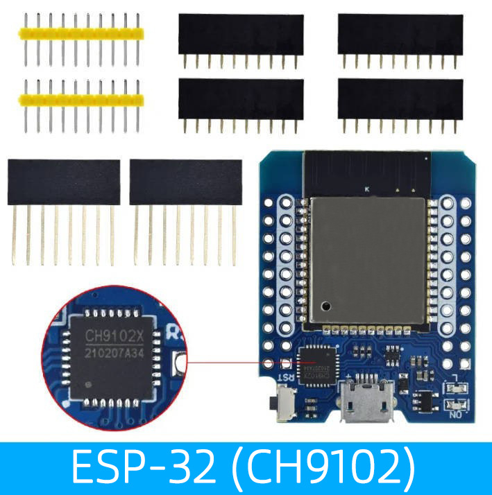 D1MINI ESP32 razvojna ploča s bežičnim 2,4 GHz WiFi i Bluetoothom, dvojezgreni CPU
