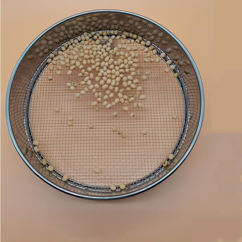 Sită pentru făină din oțel inoxidabil, cu plasă ultra-fină, sită de bucătărie multifuncțională