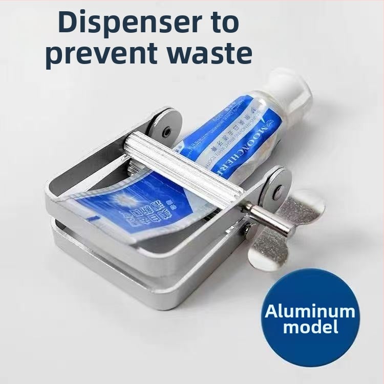 Presor manual din metal pentru pastă de dinți – unealtă portabilă pentru pastă de dinți și pastă de păr vopsitoare