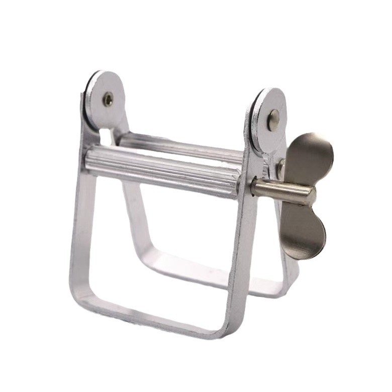 Presor manual din metal pentru pastă de dinți – unealtă portabilă pentru pastă de dinți și pastă de păr vopsitoare