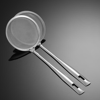 Lingură de filtrare a uleiului din oțel inoxidabil 304, plasă 60, pentru filtrarea laptelui de soia, resturi de soia, cernere făină, coacere