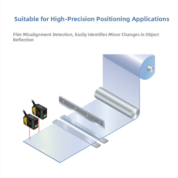 Fotoelektrický laserový senzor QD2-LKA006N, séria Qd2-l, IP66, 1 ks.