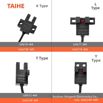 Fotoelektrický spínač typu U s drážkou UX670-WR/UX671/UX672/UX674A-WR s káblovým senzorom