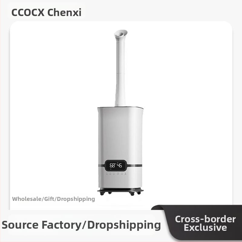 Ipari intelligens párásító sterilizációval és levegőtisztítással, modell H-600, 10 L tartály, alkalmas több mint 60 m²-hez, 3+ párásító kimenet, alacsony zajszintű működés