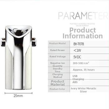Purificator de aer portabil cu ioni negativi – umidificare și dezinfectare, alimentare USB, flux de aer 50 m3/h, zgomot sub 36 dB