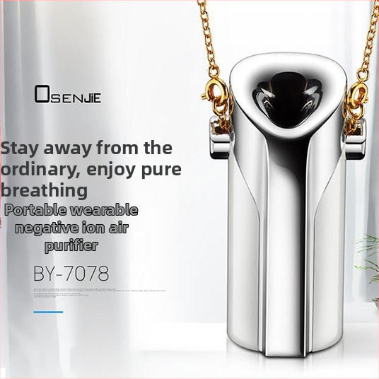 Purificator de aer portabil cu ioni negativi – umidificare și dezinfectare, alimentare USB, flux de aer 50 m3/h, zgomot sub 36 dB