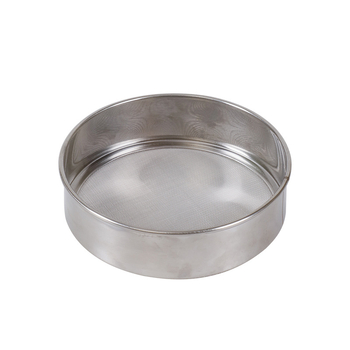 Ανοξείδωτο κόσκινο αλευριού, χειροκίνητο, στρογγυλό, 40-πλέγμα, κατάλληλο για κουζίνα και αρτοποιία