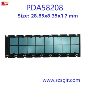 Shuguan PDA séria, 16-kanálový fotodiódový masív, PDA58208, konfigurácia 2×8, kremíkový fotodiódový senzor