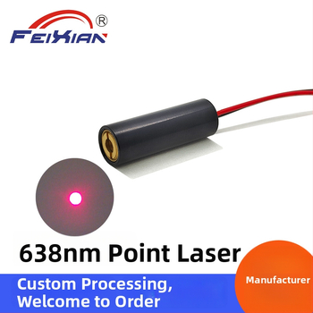 FEIXIAN Pontos fotóelektrikus kapcsoló lézerfej modul 638 nm 20 mW