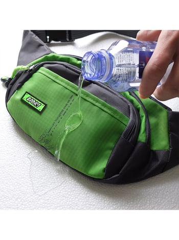 Vanjska torba za pojas – unisex, vodootporna, otporna na habanje, prozračna, velika zapremina, od Oxford tkanine, džep za telefon