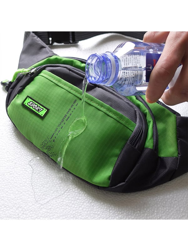 Vanjska torba za pojas – unisex, vodootporna, otporna na habanje, prozračna, velika zapremina, od Oxford tkanine, džep za telefon