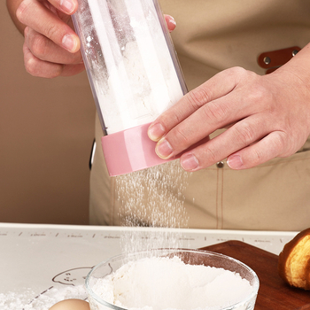 Κυπελλοειδές κόσκινο αλευριού, πλαστικό περιστροφικό κόσκινο για μπισκότα, κέικ και ψωμί