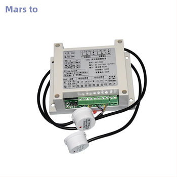 Controlor de nivel lichid fără contact pentru recipiente nemetalice, detecție nivel înalt și scăzut, comutator senzor, seria C352-2p