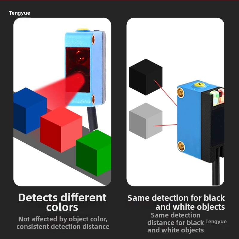 Senzor fotoelectric cu laser, reflexie difuză de fundal CX-441/CX-442, poate înlocui GTB6N1211