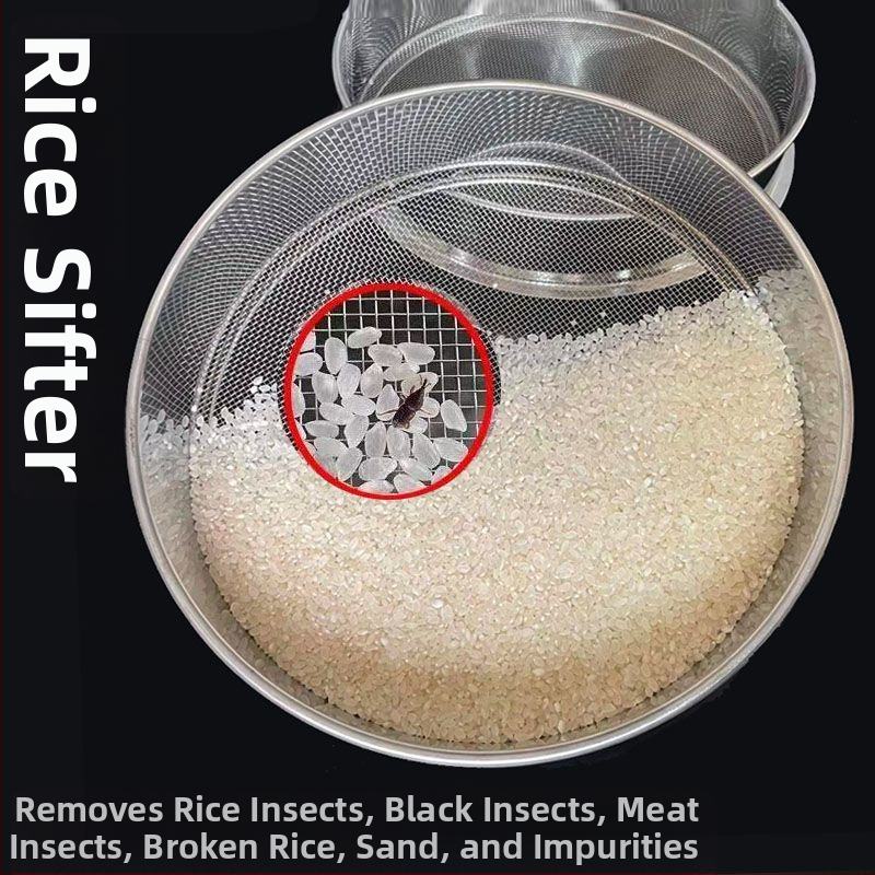 Unique múčne sito s sieťou z 304 nerezu pre ryžu a ďalšie obilniny