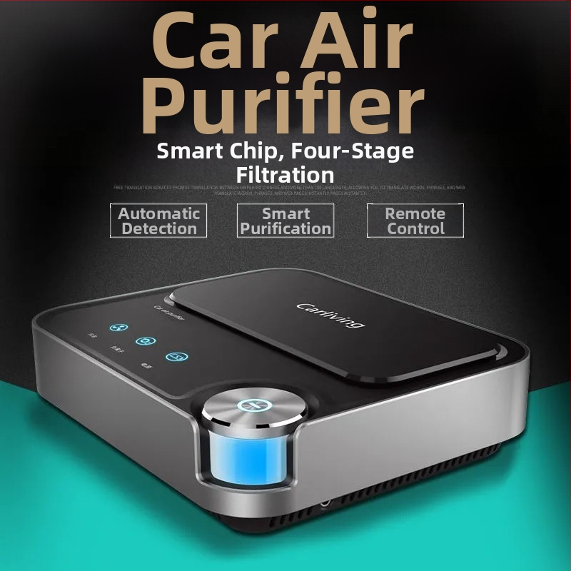 Automobilový čistič vzduchu, model Q8, výkon 6W, napájanie 12V, koncentrácia záporných iónov 2000