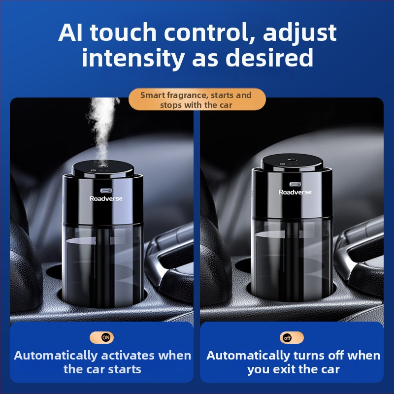 Inteligentný difuzér do auta a čistič vzduchu – záporné ióny, model 1, napájanie z zapaľovača