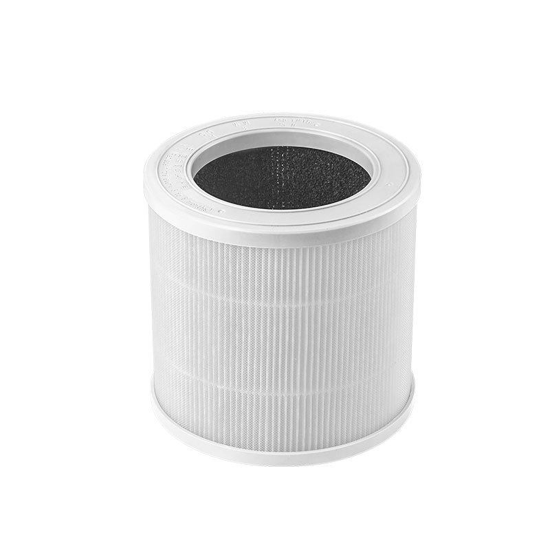 Purificator de aer pentru birou cu ioni negativi, HEPA și cărbune activ — funcționare silențioasă sub 36 dB, debit de aer 51–150 m³/h, alimentare la priză, control tactil, pentru spații 41–60 m², filtru compozit, design minimalist de tip desktop