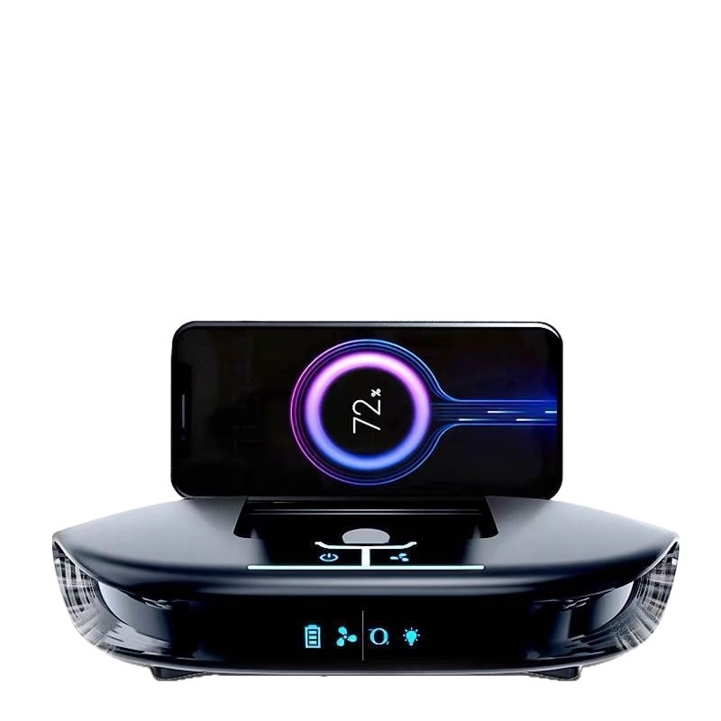 Αυτοκινητικός καθαριστής αέρα με φωτοκαταλυτικό φιλτράρισμα, τροφοδοτούμενος από αναπτήρα, παραγωγή αρνητικών ιόντων και ονομαστική τάση