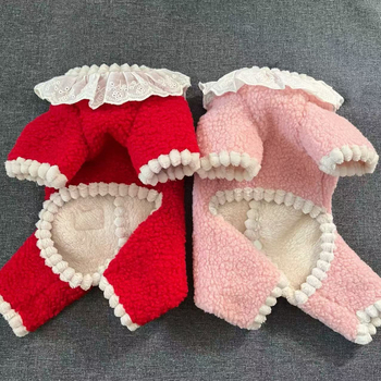 Kis testű kutyáknak szóló, fleece-bevonattal ellátott ruházat, őszi–téli, uniszex