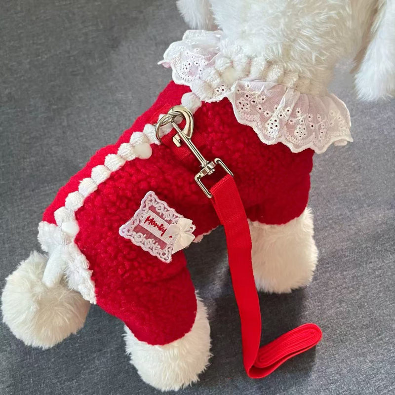 Kis testű kutyáknak szóló, fleece-bevonattal ellátott ruházat, őszi–téli, uniszex