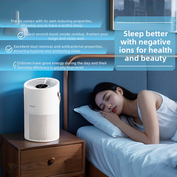 Γεννήτρια Αρνητικών Ιονίων Καθαριστής Αέρα για Μικρούς Χώρους, 50 m3/h, Τροφοδοσία DC, Αφής Έλεγχος, Χαμηλός Θόρυβος ≤36 dB, Κατάλληλος έως 10 m²