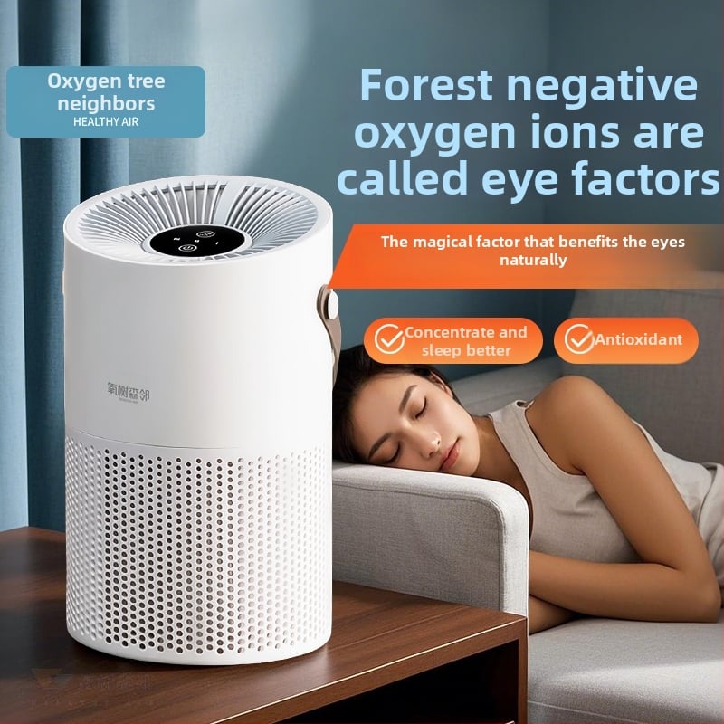 Γεννήτρια Αρνητικών Ιονίων Καθαριστής Αέρα για Μικρούς Χώρους, 50 m3/h, Τροφοδοσία DC, Αφής Έλεγχος, Χαμηλός Θόρυβος ≤36 dB, Κατάλληλος έως 10 m²