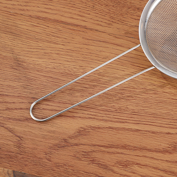Sită manuală din oțel inoxidabil 201 pentru făină, filtrare suc și lapte de soia – antiderapant, rezistent la căldură, design modern minimalist