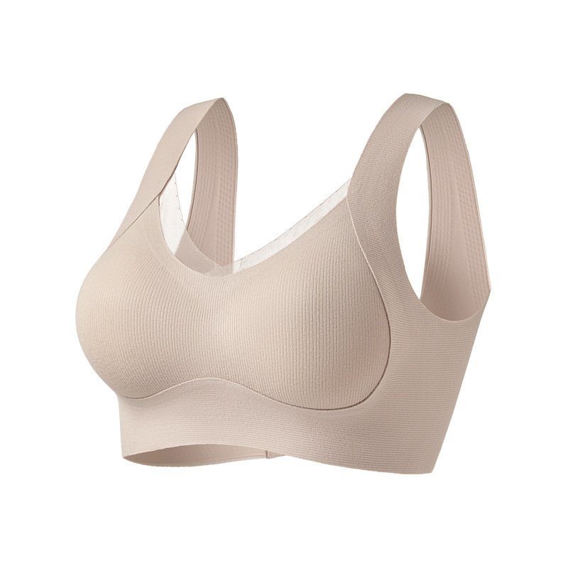 Wrap Bra/Bandeau | 80–90% Poliester | Trokutasta košarica | Prozračan, Bezšivni, Podrška, Termalno, Duboki leđa, Slatki stil