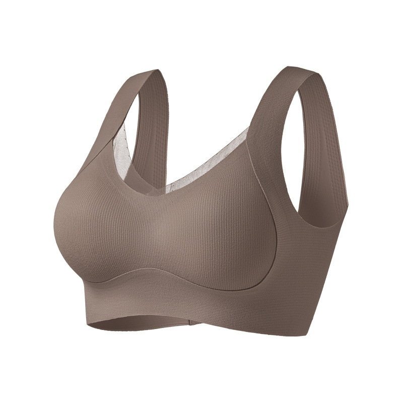Wrap Bra/Bandeau | 80–90% Poliester | Trokutasta košarica | Prozračan, Bezšivni, Podrška, Termalno, Duboki leđa, Slatki stil