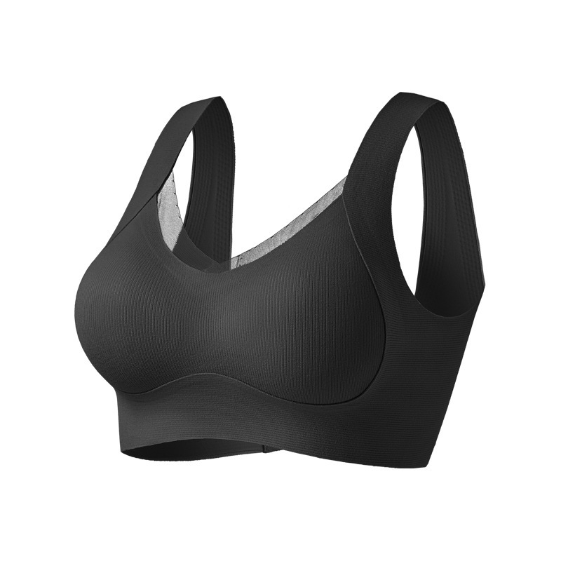 Wrap Bra/Bandeau | 80–90% Poliester | Trokutasta košarica | Prozračan, Bezšivni, Podrška, Termalno, Duboki leđa, Slatki stil