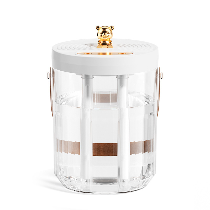 Υπερηχητικός υγραντήρας γραφείου με τρεις εξόδους ψεκασμού, USB τροφοδοσία, δεξαμενή >10 L, κατάλληλος για 41–60 m²