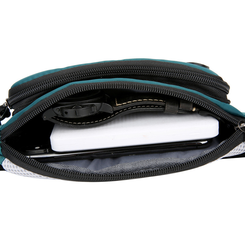 Спортна чанта за талия с еластична лента, унисекс, полиестер, дишаща, ултралека, за открити спортове