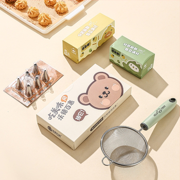 Egyszer használatos díszítő tasak csővel, élelmiszer-minőségű PE anyagból torta és sütemények dekorációjához