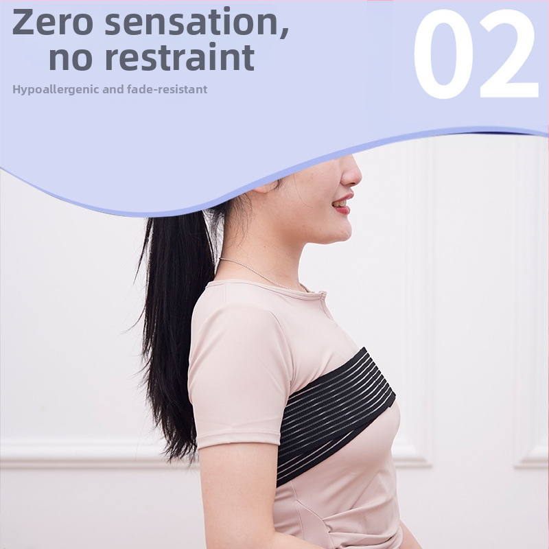 Najlon grudni pojas s oblikovanom čašicom, prozračna gornja podrška, podesivi korsetski stil pojasa