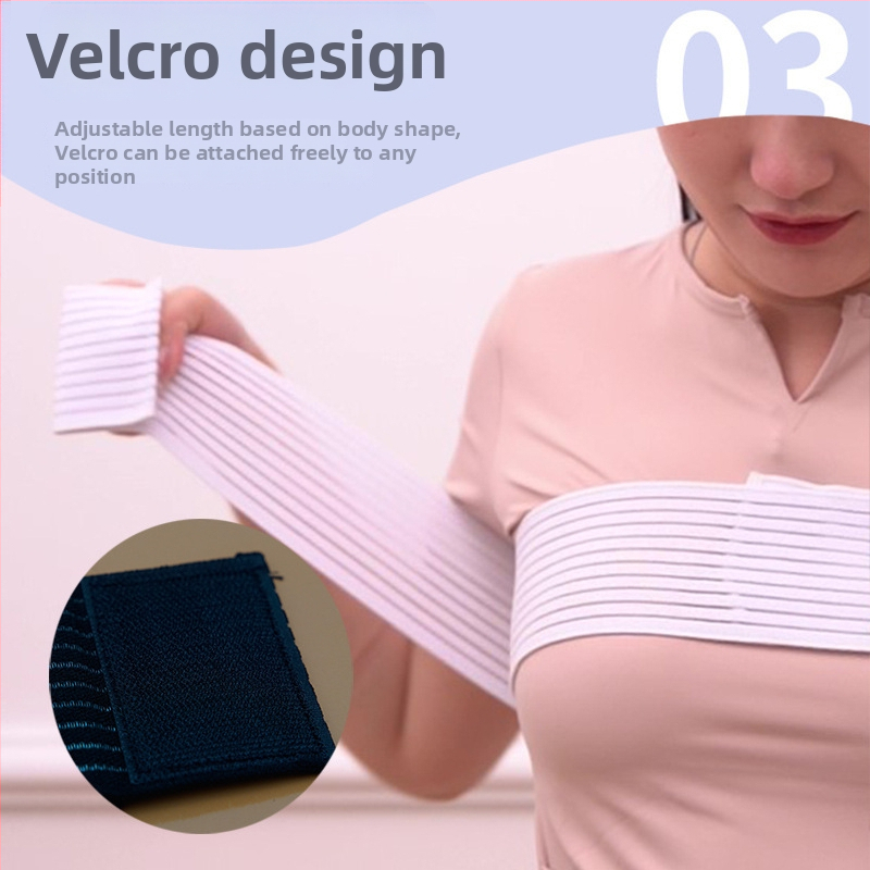 Najlon grudni pojas s oblikovanom čašicom, prozračna gornja podrška, podesivi korsetski stil pojasa