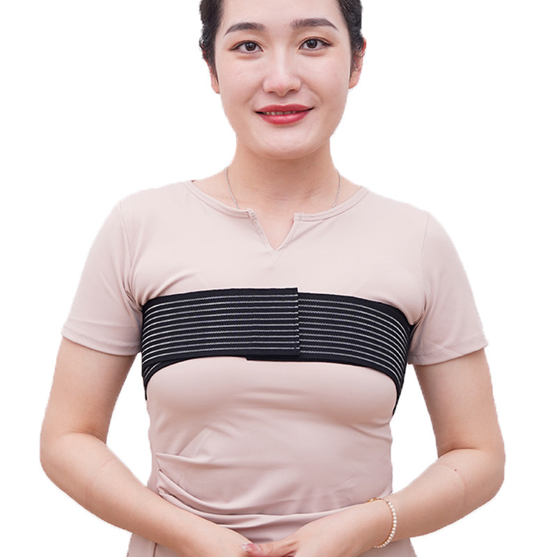 Najlon grudni pojas s oblikovanom čašicom, prozračna gornja podrška, podesivi korsetski stil pojasa