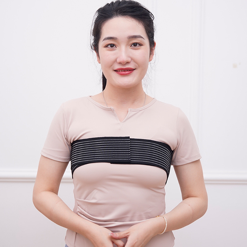 Najlon grudni pojas s oblikovanom čašicom, prozračna gornja podrška, podesivi korsetski stil pojasa