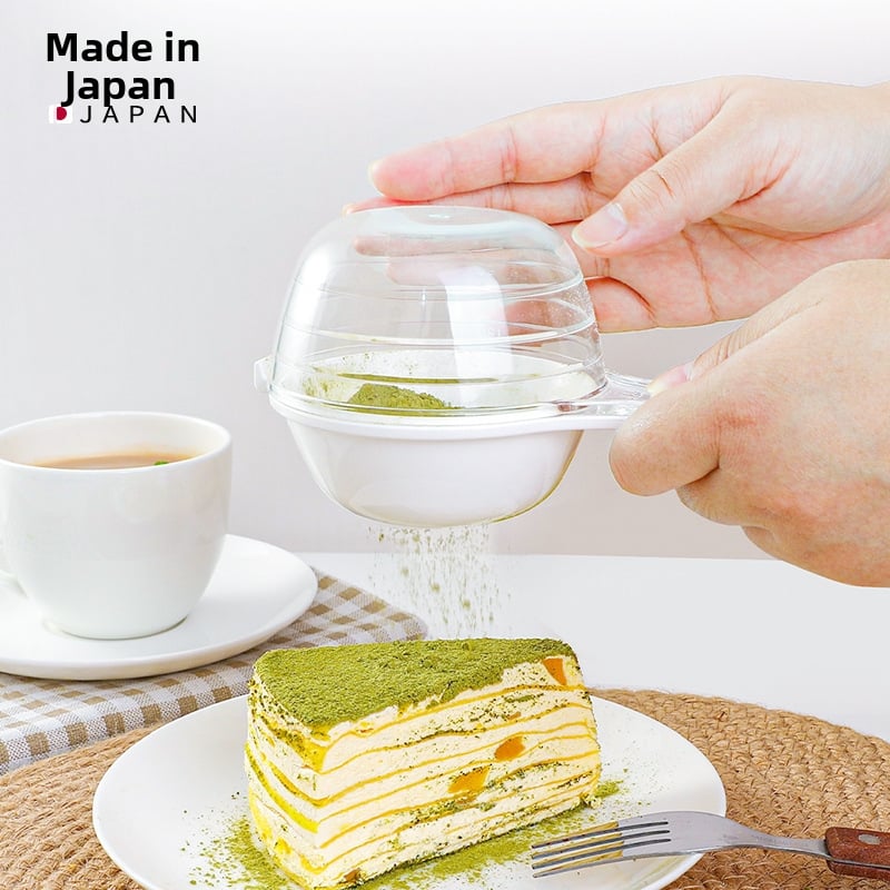 ECHO lisztszitó leválasztható kézi szűrőhálóval és mérőedénnyel, Japánban gyártva