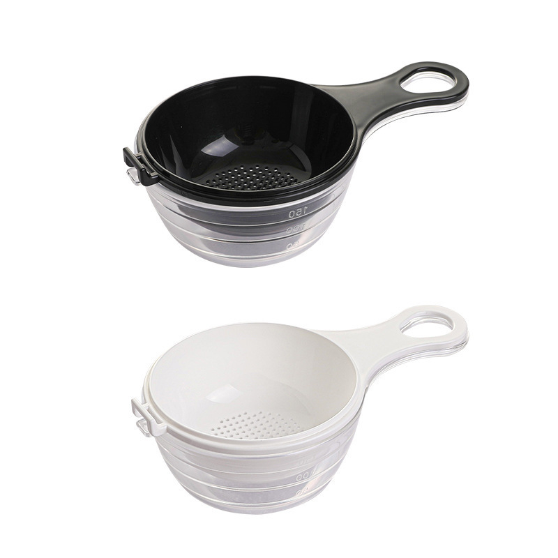 ECHO lisztszitó leválasztható kézi szűrőhálóval és mérőedénnyel, Japánban gyártva