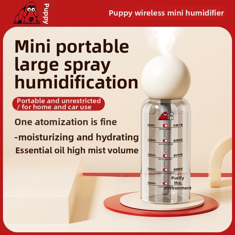 Puppy P06 ovlaživač zraka, USB napajanje, spremnik 4,1–6,0 L, tihi rad ≤36 dB, tajmer 2 sata