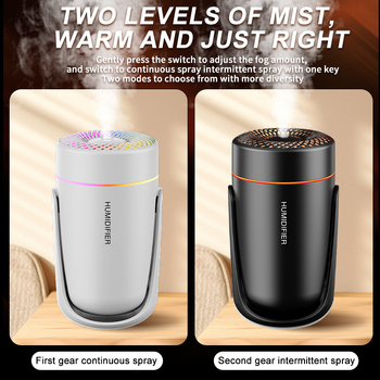 Υγραντήρας αυτοκινήτου με USB, μοντέλο Ofan-536, δεξαμενή 0,5 L, 1 έξοδος ψεκασμού, θόρυβος 36–45 dB