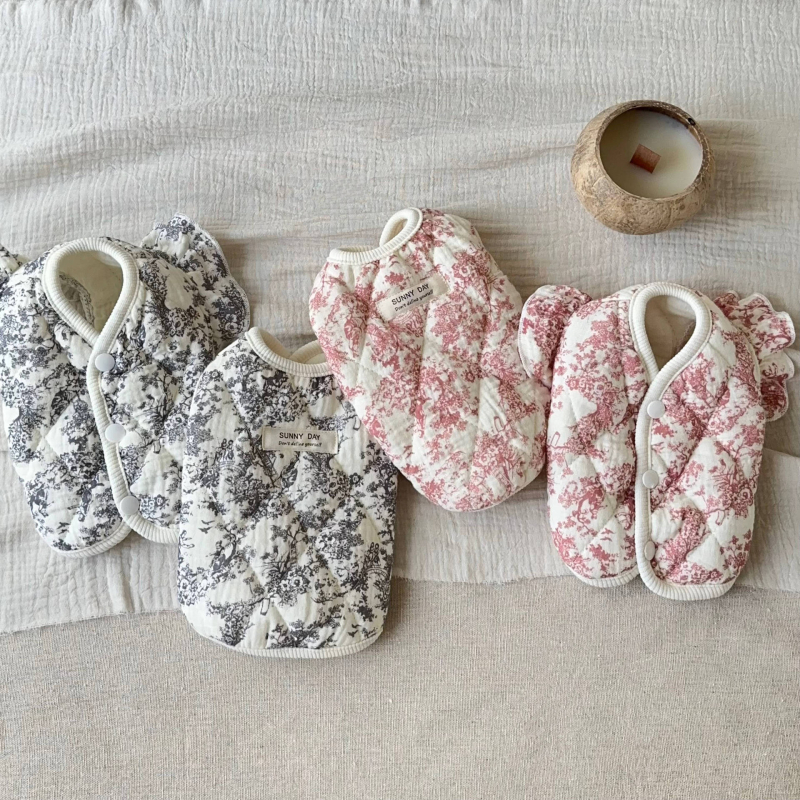 Odjeća za kućne ljubimce: pamučni kaput kineskog stila s motivom tinte, unisex, pogodno za pse i mačke