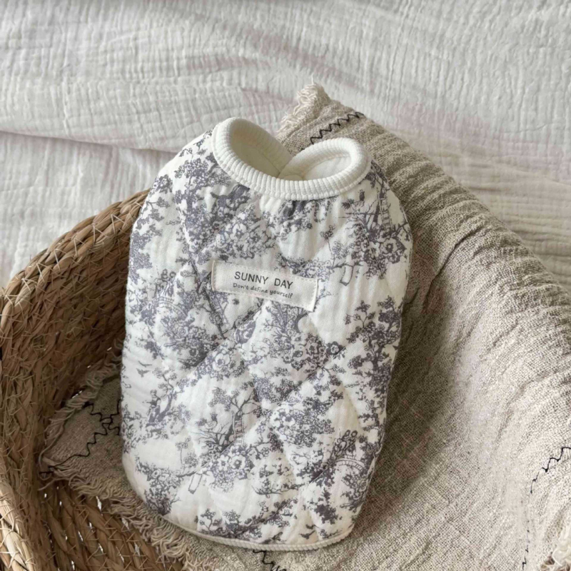 Odjeća za kućne ljubimce: pamučni kaput kineskog stila s motivom tinte, unisex, pogodno za pse i mačke