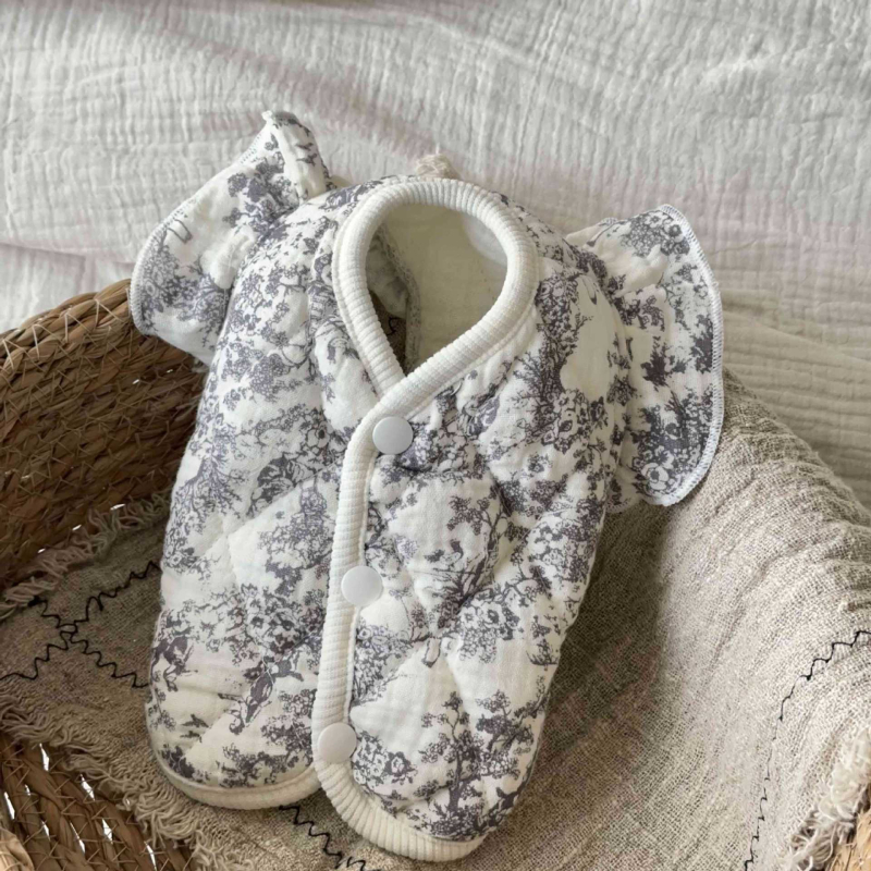 Odjeća za kućne ljubimce: pamučni kaput kineskog stila s motivom tinte, unisex, pogodno za pse i mačke