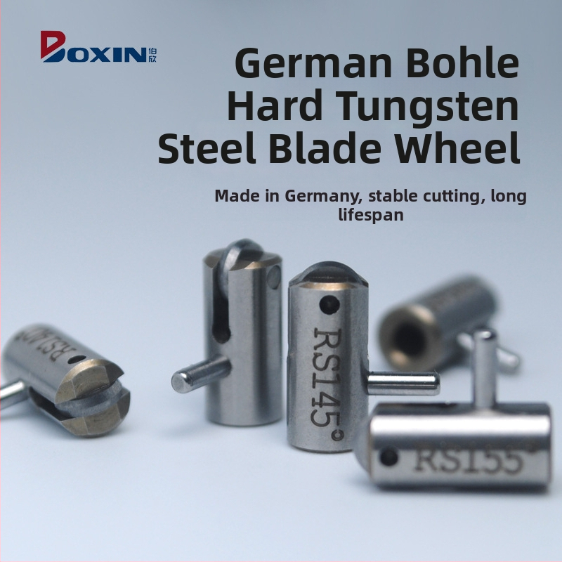Mașină Bohle pentru tăiat sticlă cu lamă de cerc – unghi 130–165°, brand Bohle, origine Germania, compatibilă cu Jingling, Pulijin, Intemark, Bavaroni, Procter, Baichao