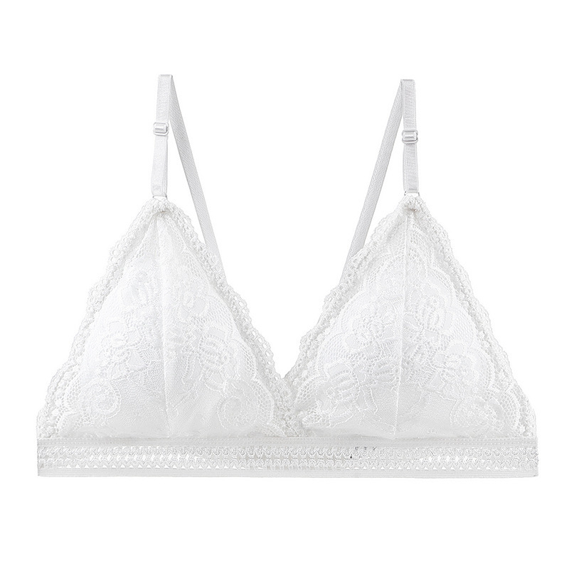 Top sutien wrap din dantelă, cupe modelate ultra-subțiri, stil corset, material nylon