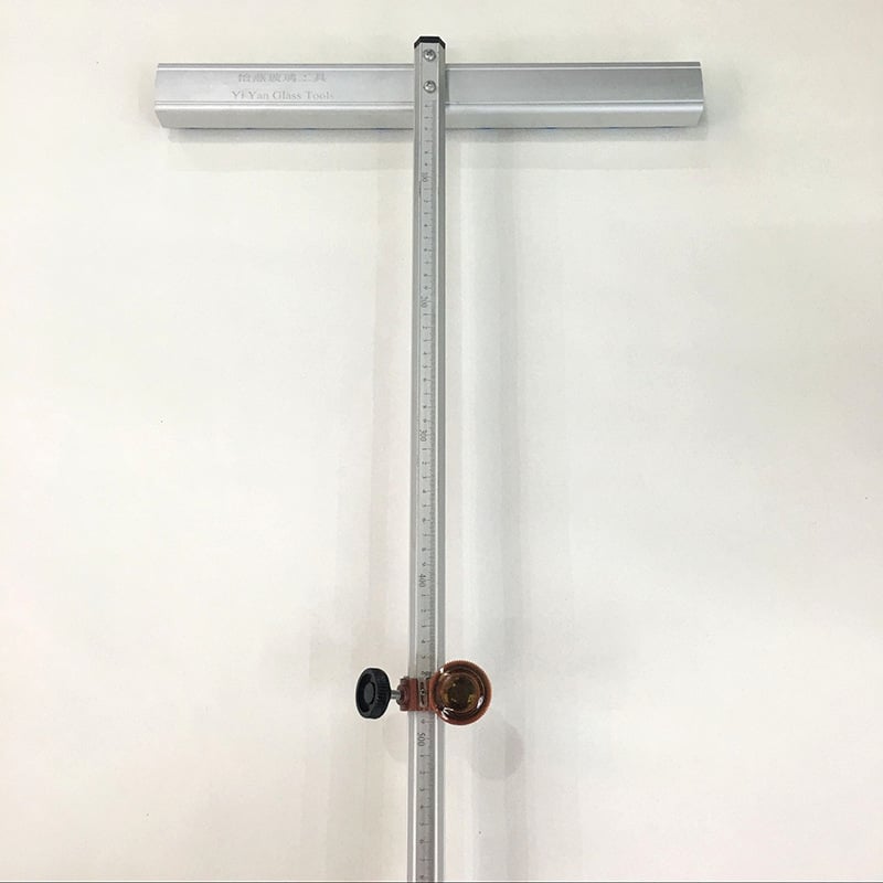 Κοπτικό εργαλείο γυαλιού τύπου Τ, μοντέλο YY-T8, από κράμα μετάλλου, αλουμινένιο σώμα, βάρος 1,2 kg