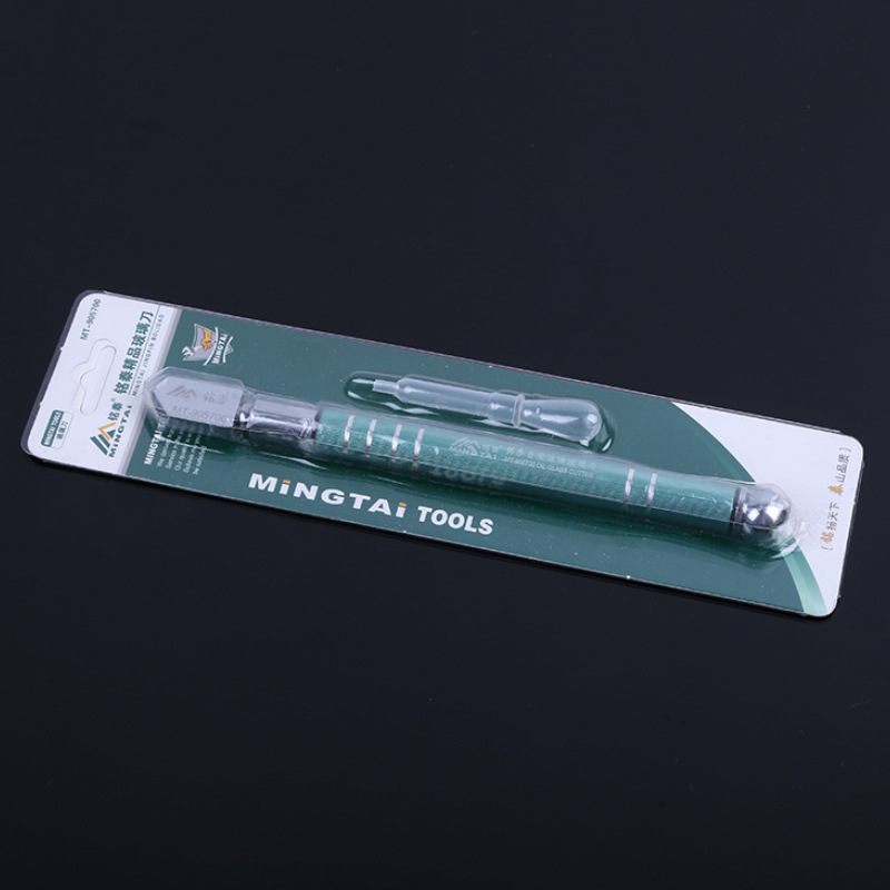 Cuțit obișnuit pentru sticlă, Mingtai, modelul 002, grosime de tăiere 6-12 mm, potrivit pentru plăci din sticlă și oglinzi