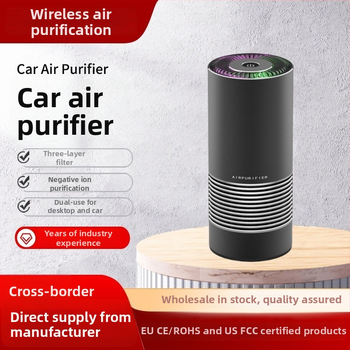 Čistič vzduchu do auta s negatívnymi iónmi, nabíjateľný cez USB, 3W, model T1
